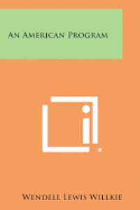 bokomslag An American Program