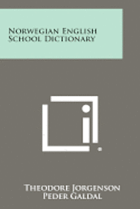 bokomslag Norwegian English School Dictionary
