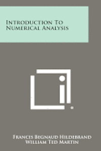 bokomslag Introduction to Numerical Analysis