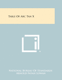 bokomslag Table of ARC Tan X