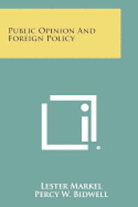 bokomslag Public Opinion and Foreign Policy