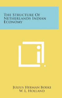 bokomslag The Structure of Netherlands Indian Economy