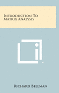 Introduction to Matrix Analysis 1