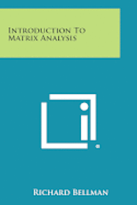 Introduction to Matrix Analysis 1