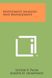 Investment Analysis and Management 1