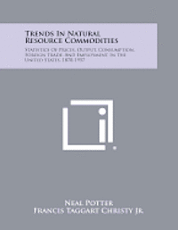bokomslag Trends in Natural Resource Commodities: Statistics of Prices, Output, Consumption, Foreign Trade, and Employment in the United States, 1870-1957