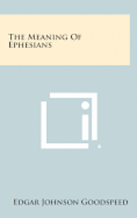 bokomslag The Meaning of Ephesians