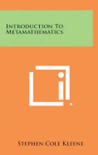 bokomslag Introduction to Metamathematics