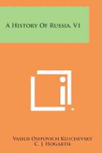 bokomslag A History of Russia, V1