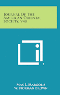 bokomslag Journal of the American Oriental Society, V48