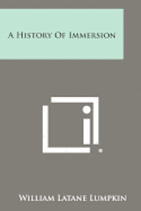 bokomslag A History of Immersion