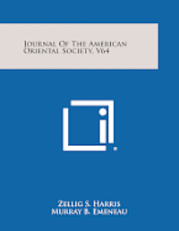 Journal of the American Oriental Society, V64 1