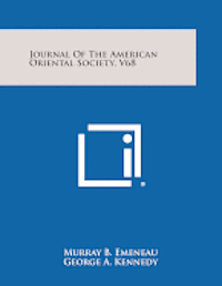 Journal of the American Oriental Society, V68 1