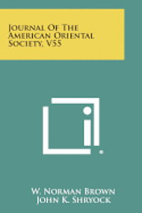 bokomslag Journal of the American Oriental Society, V55