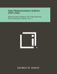 bokomslag The Pennsylvania Survey, 1919-1922: Pennsylvania Bureau of Topographic and Geologic Survey, No. 2