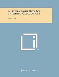 bokomslag Miscellaneous Data for Shielding Calculations: Apex 176