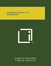 bokomslag American Policy in Indonesia