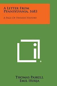 A Letter from Pennsylvania, 1683: A Page of Finnish History 1