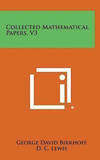 Collected Mathematical Papers, V3 1