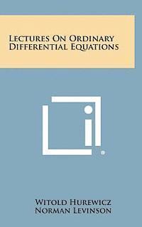 bokomslag Lectures on Ordinary Differential Equations