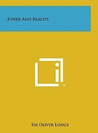 bokomslag Ether and Reality