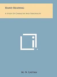 bokomslag Hand Reading: A Study of Character and Personality