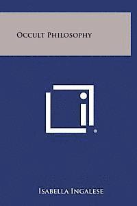 Occult Philosophy 1