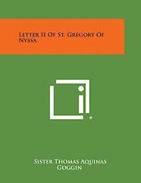 bokomslag Letter II of St. Gregory of Nyssa