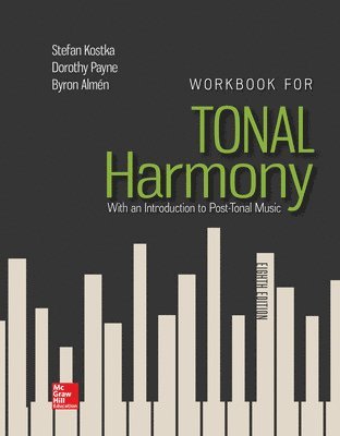 Stefan Kostka - Kostka, S: Workbook for Tonal Harmony, Häftad
