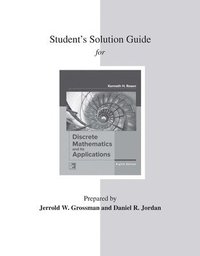 bokomslag Student's Solutions Guide for Discrete Mathematics and Its Applications
