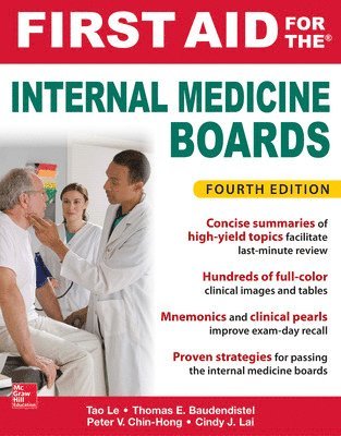 bokomslag First Aid for the Internal Medicine Boards, Fourth Edition