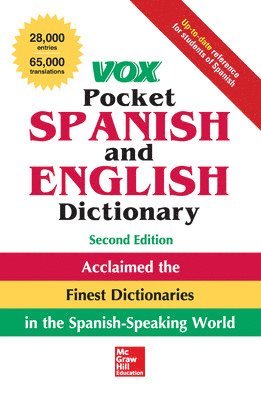 bokomslag Vox Pocket Spanish and English Dictionary
