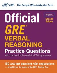 bokomslag Official GRE Verbal Reasoning Practice Questions, Second Edition, Volume 1