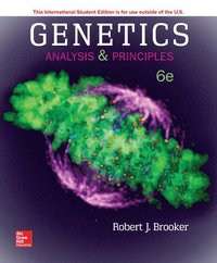 bokomslag Genetics: Analysis and Principles