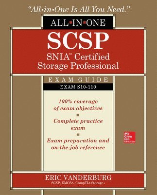 bokomslag SCSP SNIA Certified Storage Professional All-in-One Exam Guide (Exam S10-110)