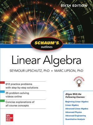 bokomslag Schaum's Outline of Linear Algebra, Sixth Edition