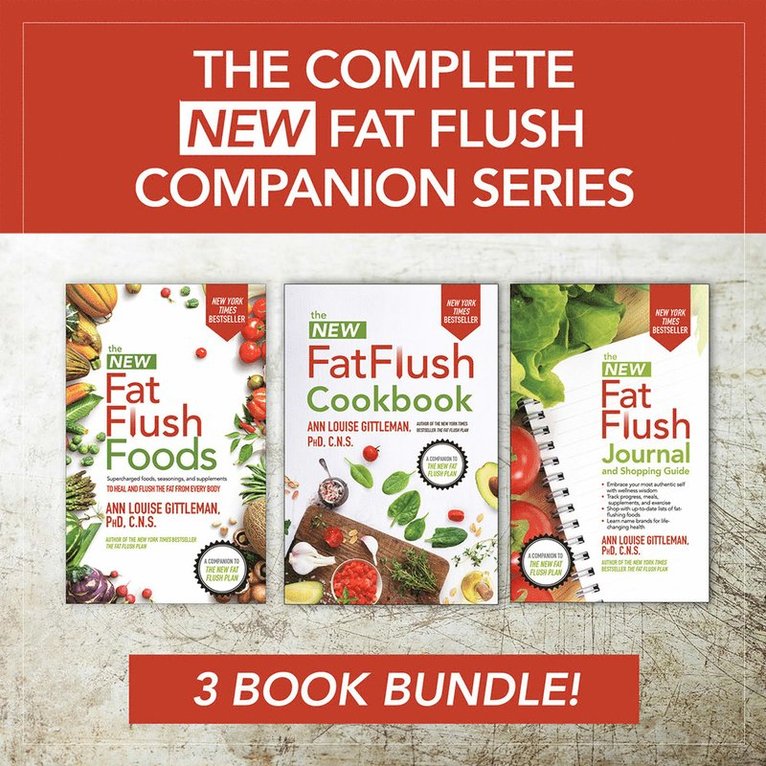Ann Louise Gittleman - Complete New Fat Flush Companion Series, Häftad