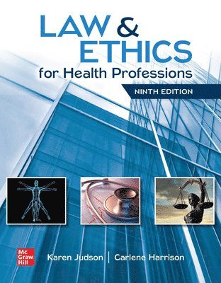 Karen Judson, Carlene Harrison - Judson, K: Law & Ethics for Health Professions, Inbunden