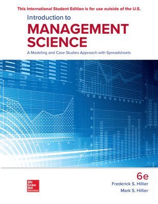 Frederick S. Hillier, Mark S. Hillier - ISE Introduction to Management Science, Häftad