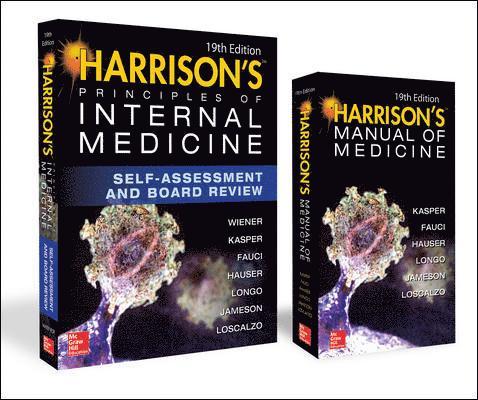 Harrison's Principles of Internal Medicine Self-Assessment and Board Review, 19th Edition and Harrison's Manual of Medicine 19th Edition Val Pak