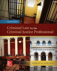 bokomslag Loose Leaf Criminal Law for the Criminal Justice Professional with Connect Access Card