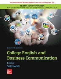 bokomslag ISE Student Activity Workbook for use with College English and Business Communication