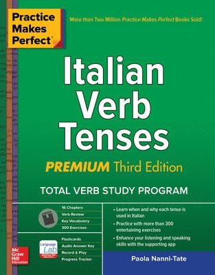 bokomslag Practice Makes Perfect: Italian Verb Tenses, Premium Third Edition