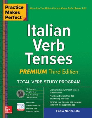 bokomslag Practice Makes Perfect: Italian Verb Tenses, Premium Third Edition