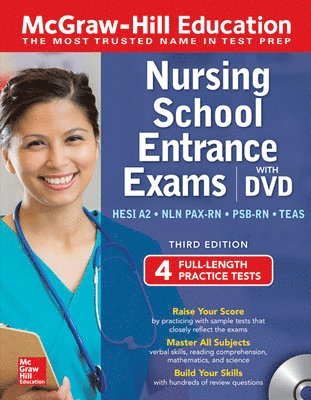 McGraw-Hill Education Nursing School Entrance Exams with DVD, Third Edition 1