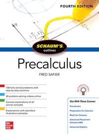 bokomslag Schaum's Outline of Precalculus, Fourth Edition