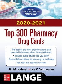 bokomslag McGraw-Hill's 2020/2021 Top 300 Pharmacy Drug Cards