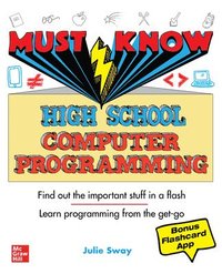 bokomslag Must Know High School Computer Programming