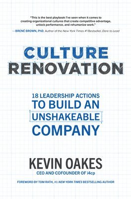 bokomslag Culture Renovation: 18 Leadership Actions to Build an Unshakeable Company