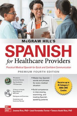 McGraw Hill's Spanish for Healthcare Providers (with MP3 Disk), Premium Fourth Edition 1